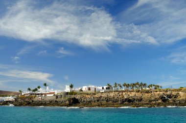 Beach Costa Blanca Lanzarote, İspanya.
