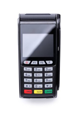 Bankacılık kartları okumak için Pos terminal aygıtı