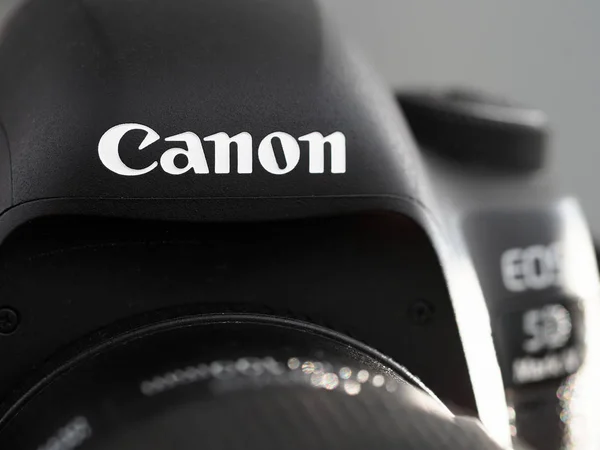 Canon 5d märke Iv kamera närbild — Stockfoto