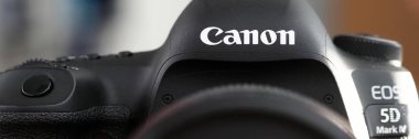 Canon 5d işareti IV kamera yakın plan