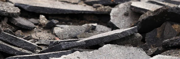 Un terrible gâchis routier subsiste après une sorte de catastrophe — Photo