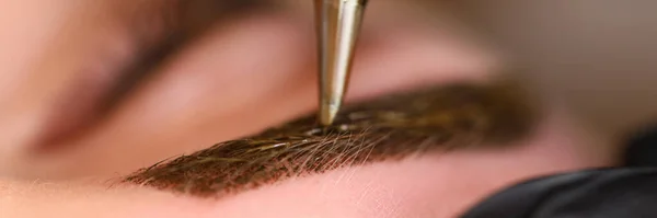 Woman at cosmetologist cabinet — Stock Photo, Image