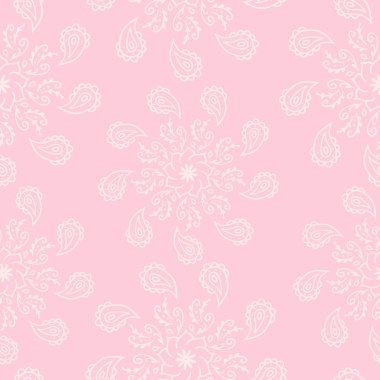 Mandala sorunsuz vektör desen. Yuvarlak süsleme desen.