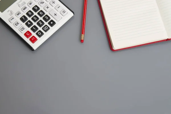 Calculator on the office desk — Stock Photo, Image