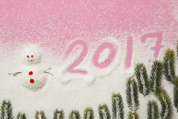 新年の背景ピンク — ストック写真