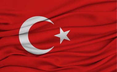 dalgalanan Türk bayrağı