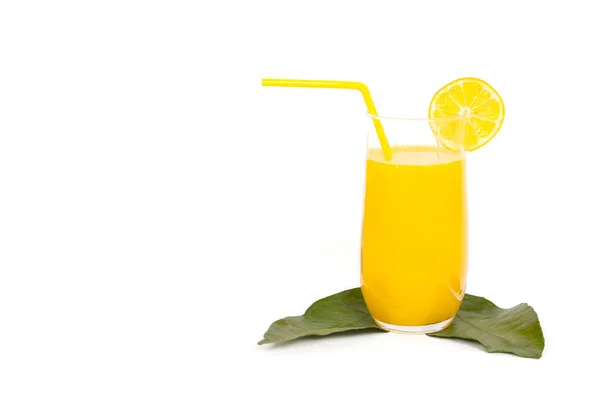 Isolated fruit juice glass — Stock Photo, Image