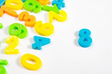 renkli Number adam ve sekiz