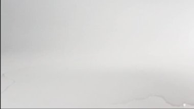 Beyaz ıslak yüzeyde düşen mantar