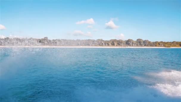 Ocean Foam pulvérisation d'eau et éclaboussures . — Video