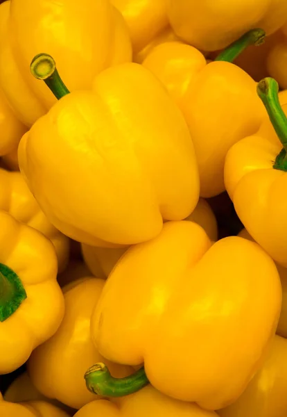 Fresh yellow sweet pepper, grown in the village.
