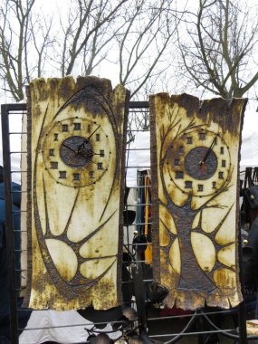 Halk sanatının sanat eserleri fuarda