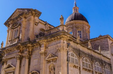 Dubrovnik, Hırvatistan. Dubrovnik 'teki antik manzaralar. Eylül 2018.