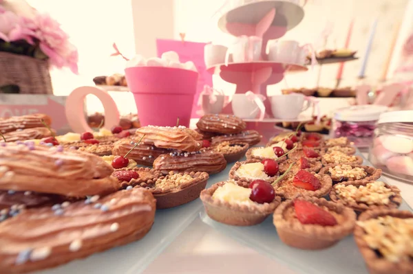 Assorted sweets on the table — Stock Photo, Image