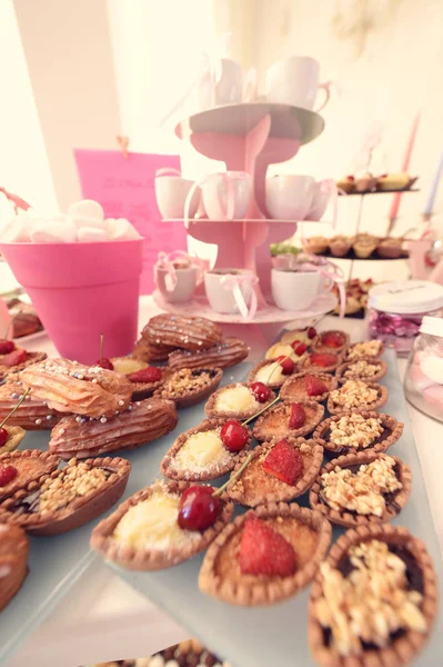 Assorted sweets on the table — Stock Photo, Image