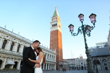 Damat ve gelin Venedik, İtalya
