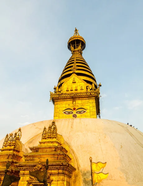 Swayambhunath stoepa van Nepal — Stockfoto