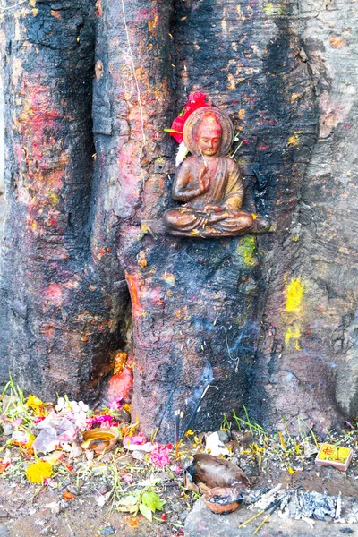 Kathmandu, Nepál Buddha-szobor — Stock Fotó