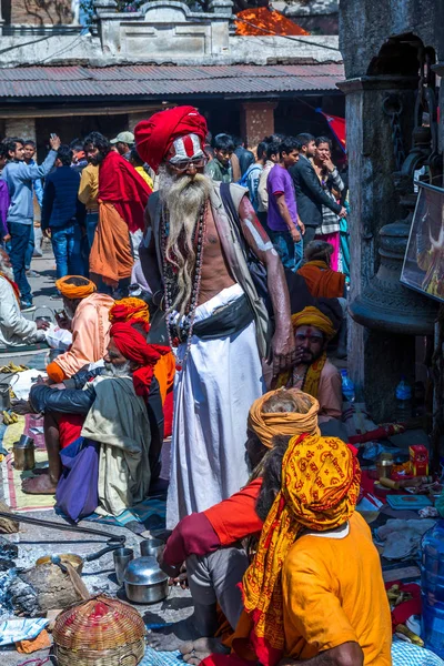 Mahashivaratri Festivali renkli Sadhu — Stok fotoğraf