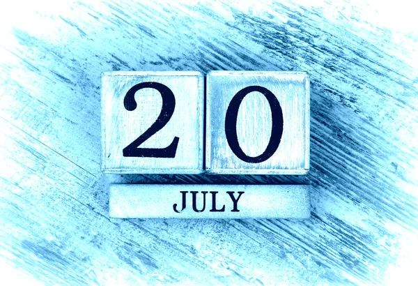 July 20th Calendar — Stock Photo, Image