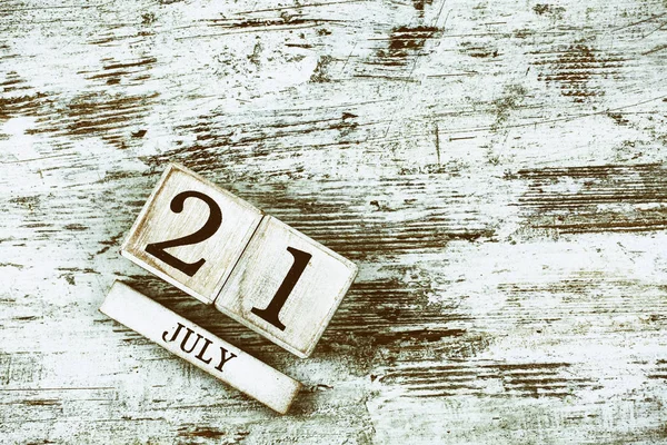 21 juli kalender — Stockfoto