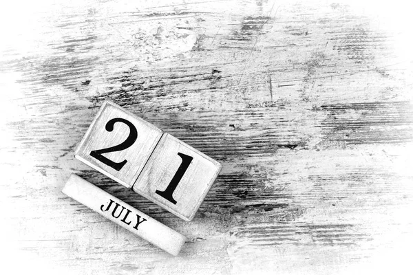 21 de Julho Calendário — Fotografia de Stock