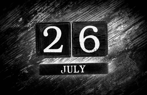 26 de julio Calendario — Foto de Stock
