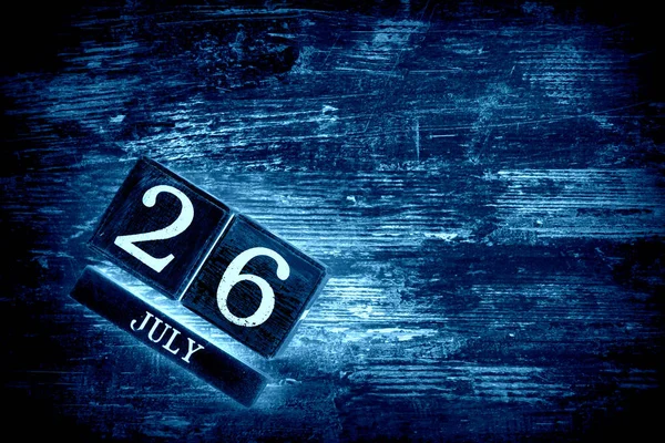 26 juli kalender — Stockfoto