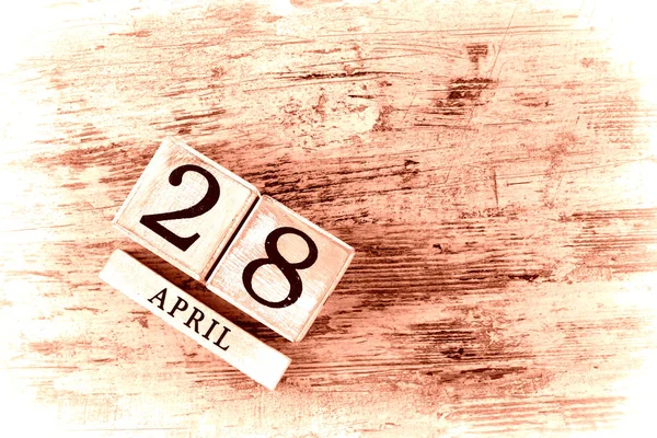 28 april kalender — Stockfoto