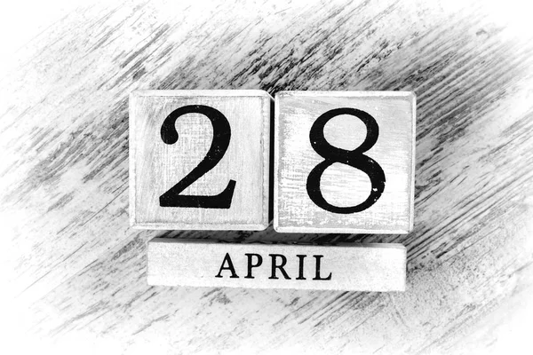 28 de abril Calendario —  Fotos de Stock