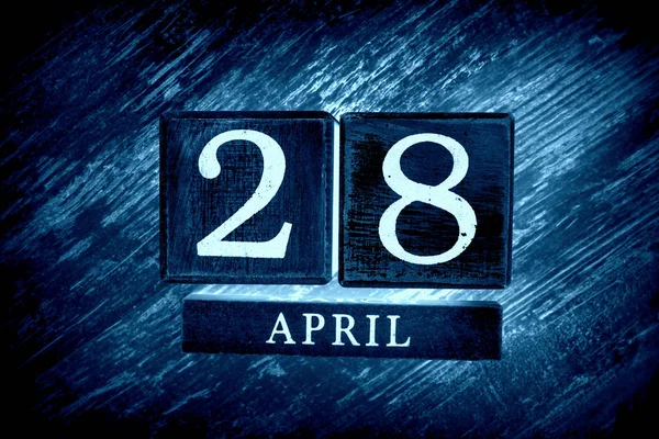 28 april agenda — Stockfoto