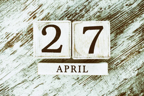 27 april kalender — Stockfoto