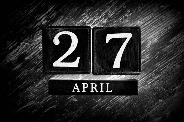 27 de abril Calendario — Foto de Stock