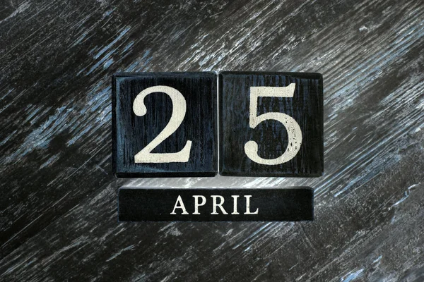 25 april kalender — Stockfoto