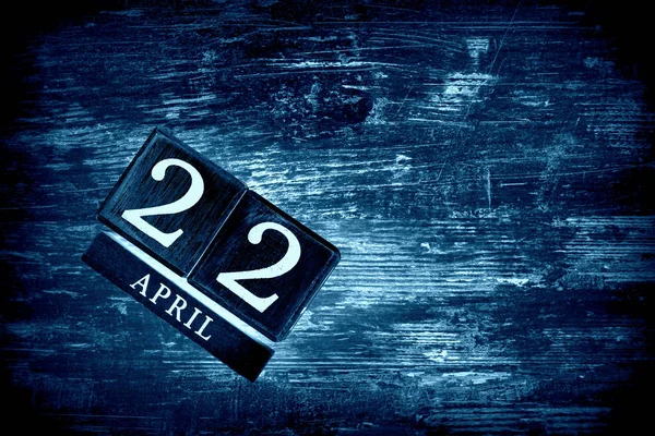 22 kwietnia kalendarz — Zdjęcie stockowe