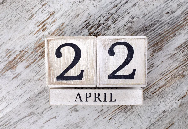 22 Απριλίου ημερολόγιο — Φωτογραφία Αρχείου
