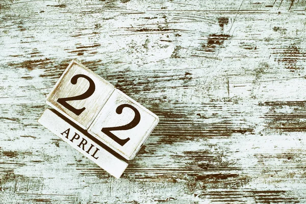 22 de abril Calendario — Foto de Stock
