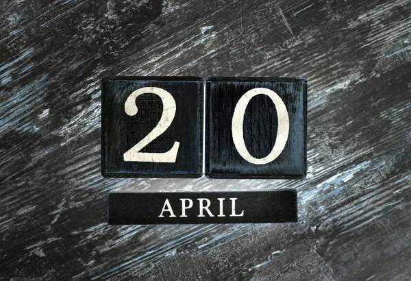 20 de abril Calendario — Foto de Stock