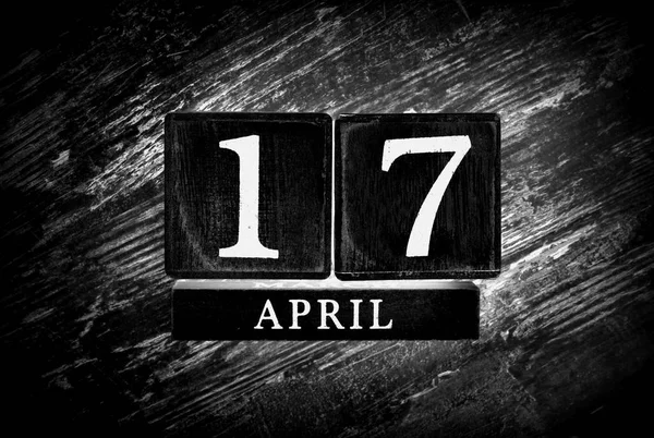 April 17th Calendar — Stock Photo, Image