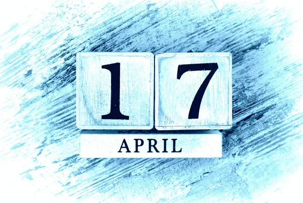 17 Απριλίου ημερολόγιο — Φωτογραφία Αρχείου