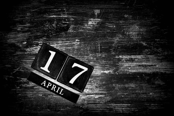 April 17th Calendar — Stock Photo, Image