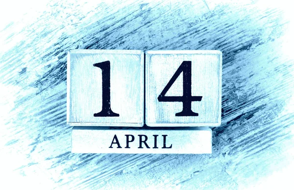 14 de abril Calendario —  Fotos de Stock