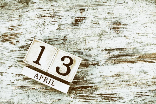 13 april kalender — Stockfoto