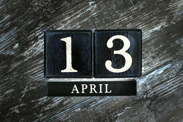 April 13th Calendar — Stock Photo, Image