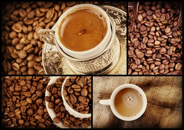 Kawa Turecku Ziaren Kawy — Zdjęcie stockowe