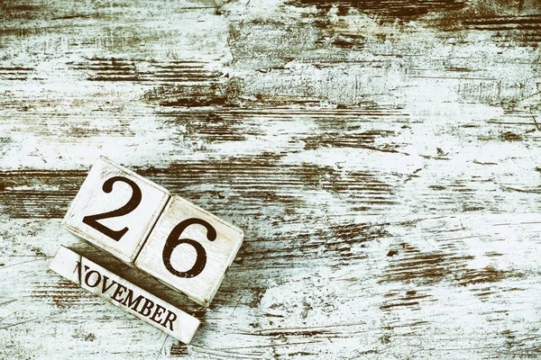 Diciembre Calendario Madera — Foto de Stock