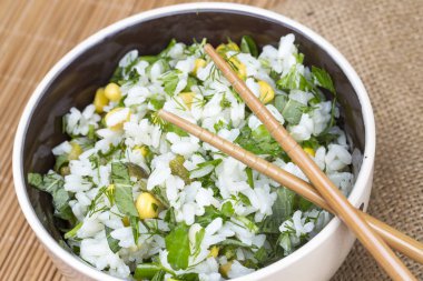 Vegetable rice pilaf; chinese rice