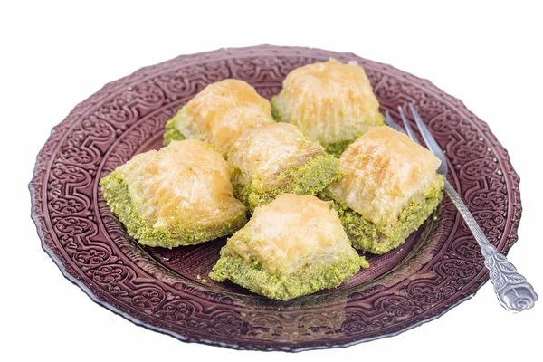 Traditional Turkish Desserts Baklava — Stock Photo, Image