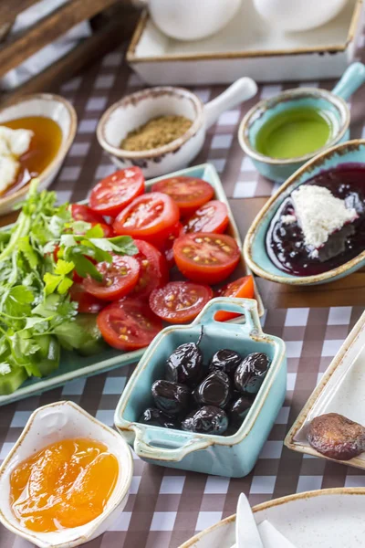 Delicious Assortment Food Table — Stockfoto