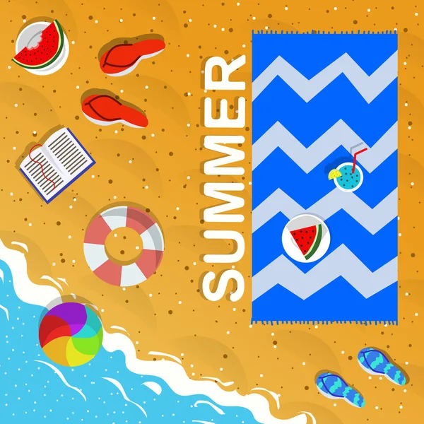 Summer Holiday Time Drawing — Stock Photo, Image